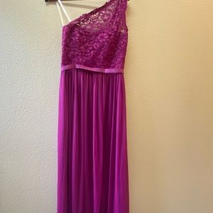 David’s bridal bridesmaids maxi dress size 8